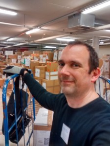 Einsatz in der Kleiderkammer Messehallen
